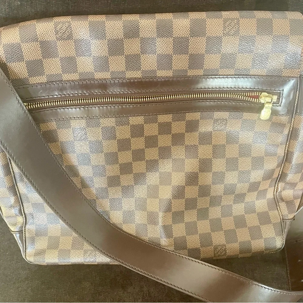 Louis Vuitton Damier Brown Checkered Messenger Bag
